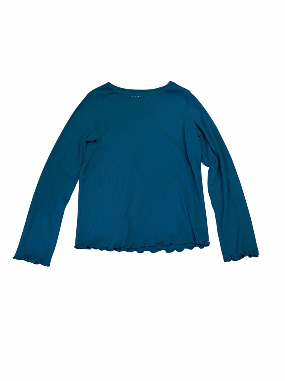 jumping beans Teal Ribbed Long Sleeve Top